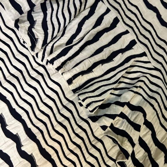 80’s PEPLUM ZEBRA MIDI DRESS SIZE SMALL - Picture 5 of 7